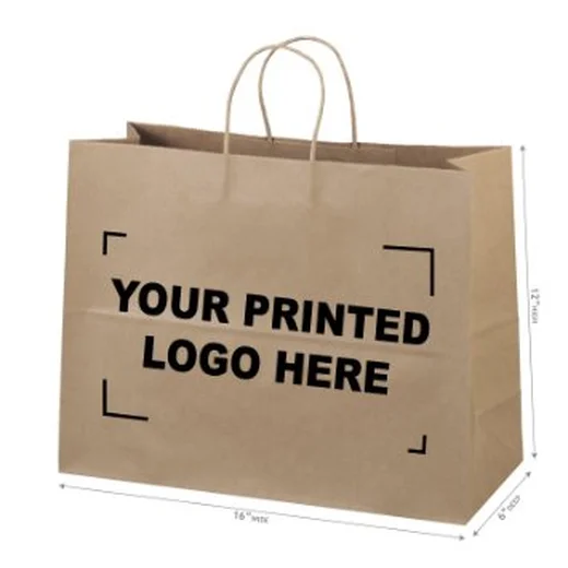 kraft paper shopping bag